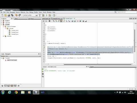 how to write to a file in java