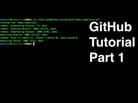 GitHub Tutorial - Part 1