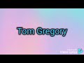 Tom Gregory - Rather be you