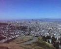 View over San Francisco at day of gay parade
