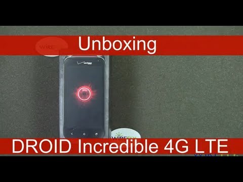HTC DROID Incredible 4G LTE for Verizon Wireless Unboxing Review