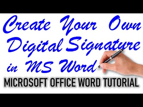 how to create digital signature