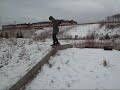 Snow skating montage
