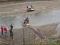 Snowmobiles on water