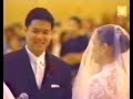 in her wedding she sang 