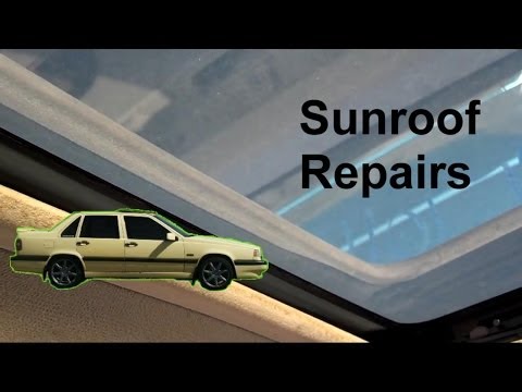 Sunroof Motor Removal, Glass Removal, Leak Repair, Volvo – Auto Repair Series