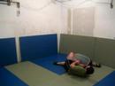 sambo no-jacket sparring: Rob vs Serge