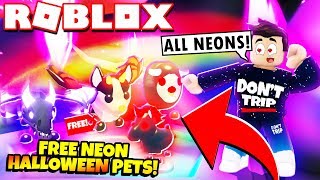 New Free Neon Pets Hack In Adopt Me New Adopt Me Furniture Update
