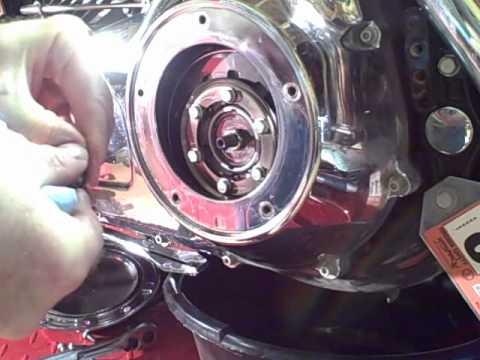 how to drain oil from a motorcycle