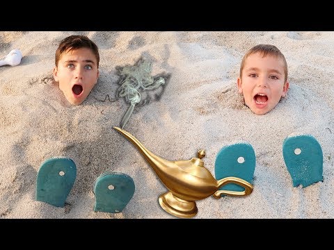 ENTERRÉS DANS LE SABLE PAR UN MAUVAIS GÉNIE ! ✨