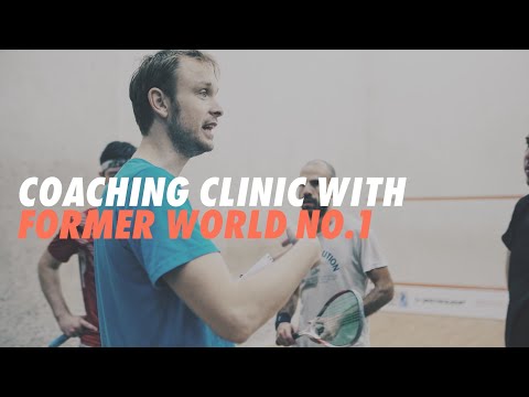 SquashSkills Coaching Clinic With James Willstrop At Manchester Open!