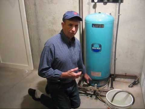 how to drain well pressure tank