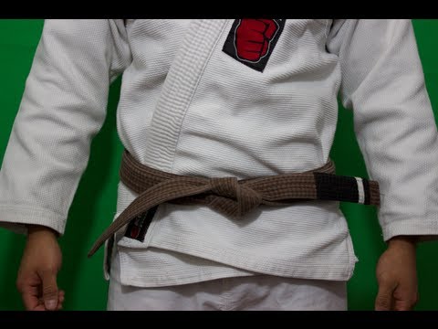 how to tie a bjj belt