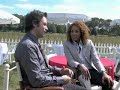 paul wharton interviews michael before his performance at the land rovers american polo cup kickoff on 9-20