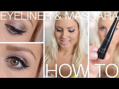 how to apply eyeliner with a flick