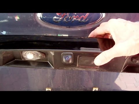 Backup camera installation on a 2005 Ford Expedition XLS