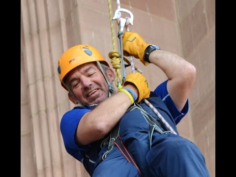 Everton in the Community abseil Everton in the Community abseil