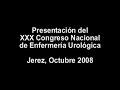 Presentación XXX Congreso Enfermería Urológica
