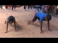 Gymnastics in a Cambodian village