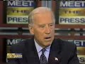 Joe Biden on Meet the Press, September 7 2008
