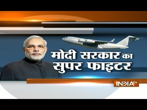 IAF Receives the 6th C-17 Globemaster III in the Presence of Defence Minister Arun Jaitley