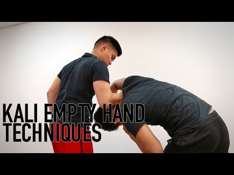 KALI EMPTY HAND TECHNIQUES | TECHNIQUE TUESDAY