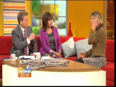 Aled & Lorraine Horse meat story on Daybreak 16th Jan 2013