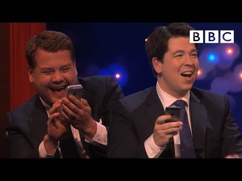 Michael and James Corden play Send to All - The Michael McIntyre Chat Show: Episode 6 - BBC One