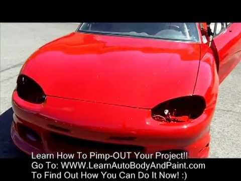 How To Paint & Install Body Kit – Custom Painting a Car From Home Garage!