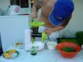 anh's first wheatgrass experience part 2