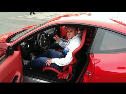 Now I drive the Ferrari F430 Start up Accelerations Downshifts LOUD SOUNDS FULL HD