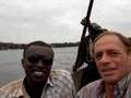 pirogue sur le fleuve Congo