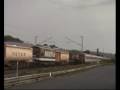 Trains in a THUNDERSTORM & dispolok Taurus w. special train
