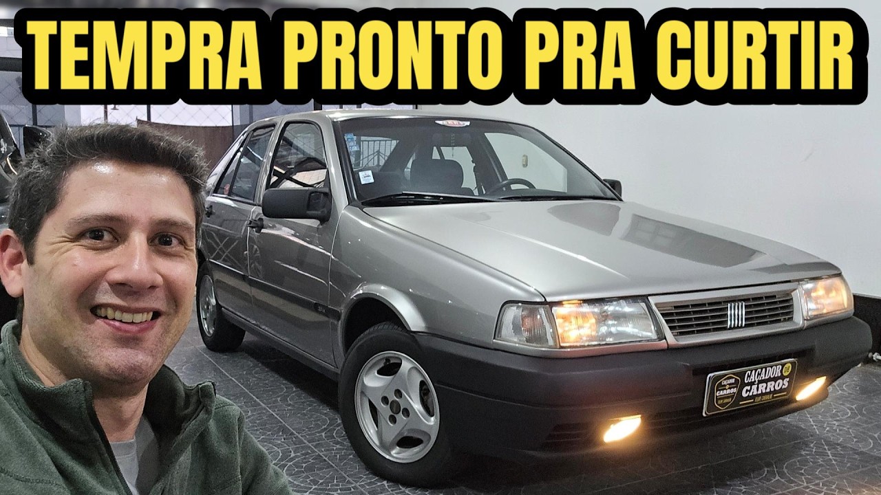 Tempra com 71 mil km e placa preta À VENDA // Caçador de Carros