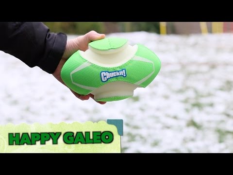 Gewinnspiel + Produkttest Chuckit! Fumble Fetch Max Glow Hunde Rugby Ball leuchtet im Dunkeln