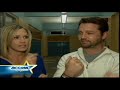 watch in hq! all rights reserved to access hollywood and the cw. i do not own anything! jason priestley directs jennie garth and cast of new 90210 1-24-2009 transcript: jason priestley: the show stands on its own, and i think, i think that, i think that if they keep bringing back characters from the old show, it just gonna, muddy the waters. reporter: and thats why when 90210 producers approached jason priestley about the show, he only agreed to direct and not return as brandon. jason (directing): and, action! reporter: over the years, priestley has built a steady and impressive resume of directing credit. but, that didnt stop his beverly hills, 90210 pal, jennie garth (aka kelly taylor) from trying to change his mind about joining her on the cw redux reporter: you have no inkling? none, whatsoever to come back jason/jennie (same time): no/ you just jennie: you do, because i saw you, when we were in that scene you stood right next to me just like old timeslike you wanted to be in it. i could tell. (jason laughs) reporter: they sort of kind of wrote you out when they gave uh, her son (jason: right) dylan, as the dad jason: right, right, so you know, so look, you know, so reporter: do you feel slided? [jason: you knowiab (about to say absolutely)] jennie: i think we can do a paternity test (bites nail) like one of those dna things (jasons reaction is classic ) reporter: priestleys not the only actor taking a spin behind the lens