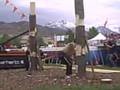 2008 Timbersports Pool A springboards, Blackburn single,