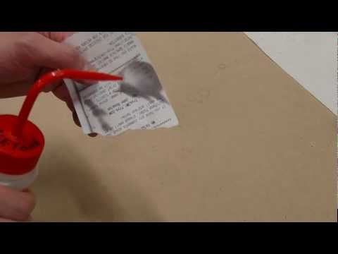 how to remove ink from paper