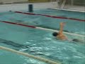 Travail de technique en natation