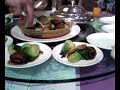 Serving a Dish at a Chinese Wedding Banquet