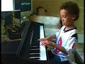 7 year old Grant plays \