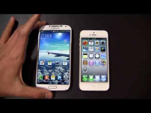 Samsung Galaxy S 4 vs. Apple iPhone 5 Dogfight Part 1