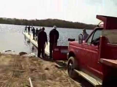how to sink posts for a dock