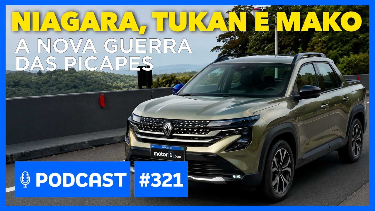 Podcast Motor1: Niagara, Tukan e Mako iniciam nova guerra das picapes