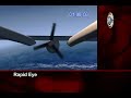 computer animation of darpa's rapid eye uav, to be rocket-deployed anywhere in the world in 1-2 hours