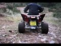 quads round a sand quarry raptor 700 ltr 450 and raptor 660 quads round a sand quarry raptor 700 ltr 450 and raptor 660