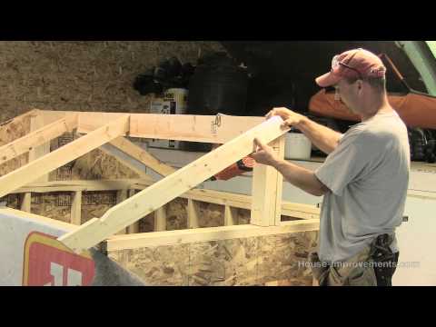how to fasten rafters