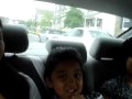Singing in the car
