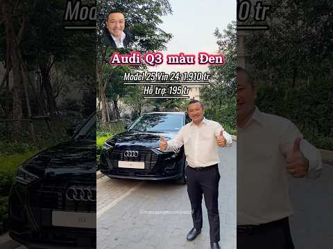 Audi Q3 màu Đen ưu đãi cuối năm #audiq3 #audi #audihochiminh  #nguyenphuongaudi #auditanbinh