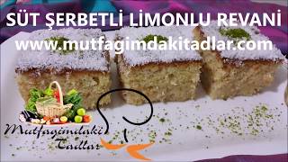 Süt Şerbetli Limonlu Revani Tarifi-serbetli-tatl